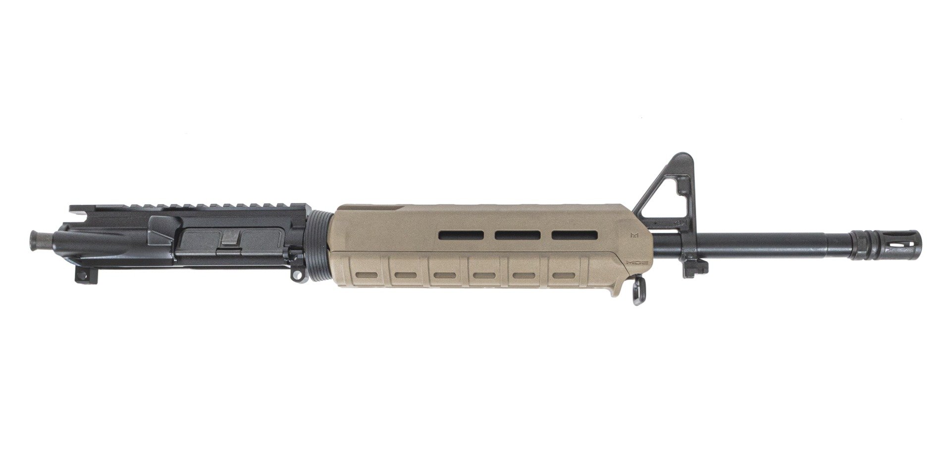 PSA 16" Mid-Length 5.56 NATO 1/7 Nitride MOE Upper No BCG & CH, Flat Dark Earth