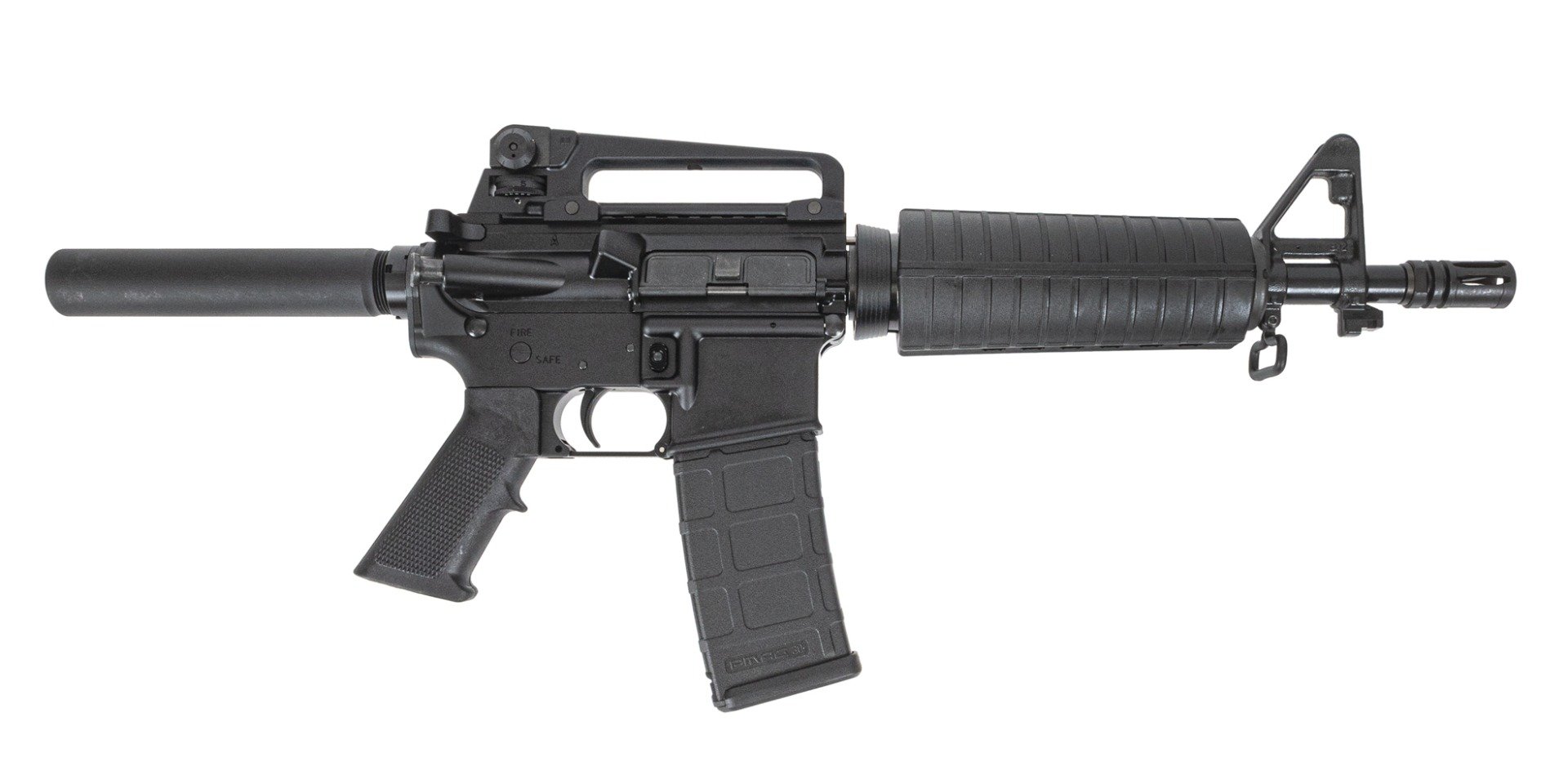 PSA AR-15 Pistol 10.5" Carbine 5.56 Nitride Classic EPT, w/ Carry Handle, Black
