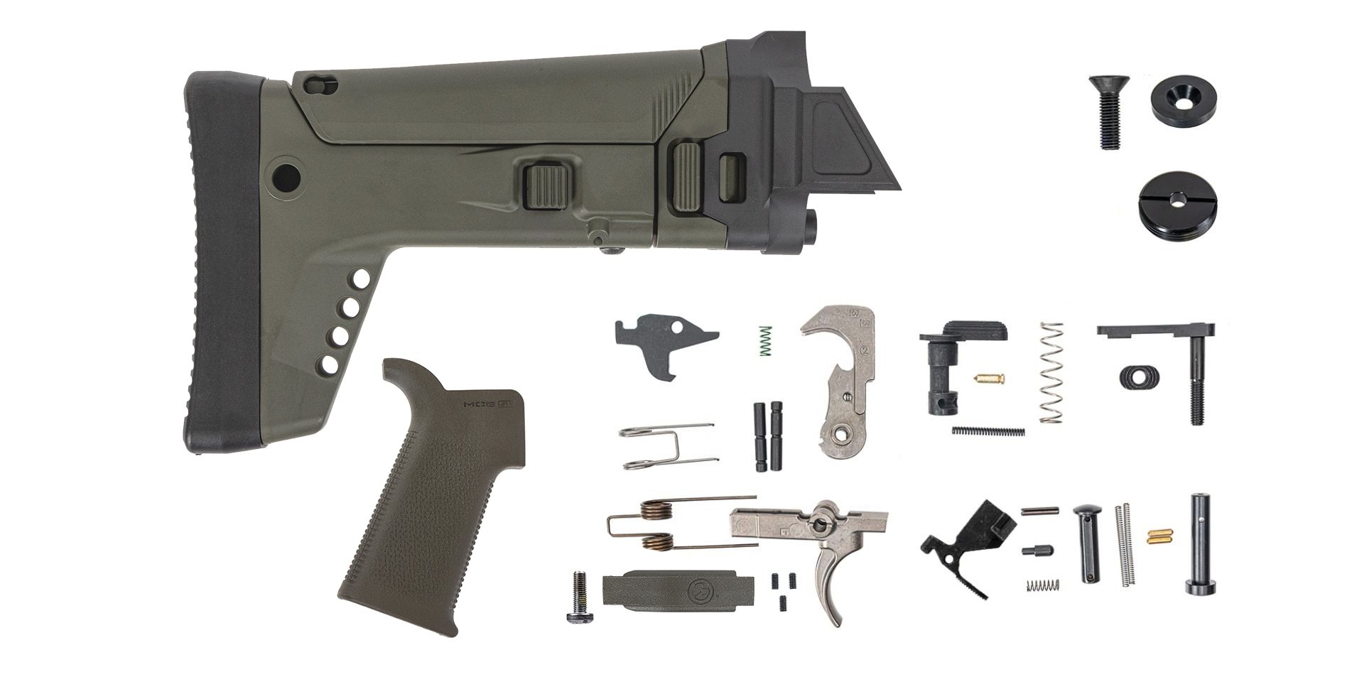 PSA JAKL Rifle Lower Build Kit MOE SL EPT F5 Stock, ODG - Palmetto State Armory