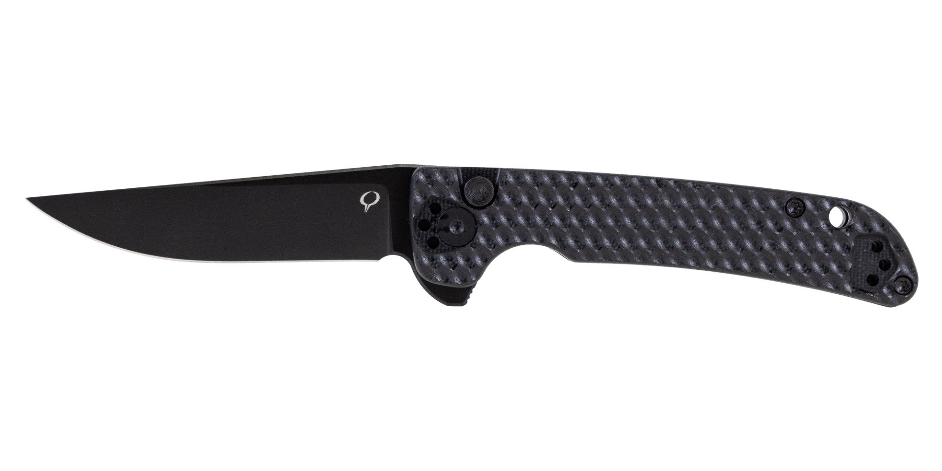Kronos Zeus Small Folding Knife, Black