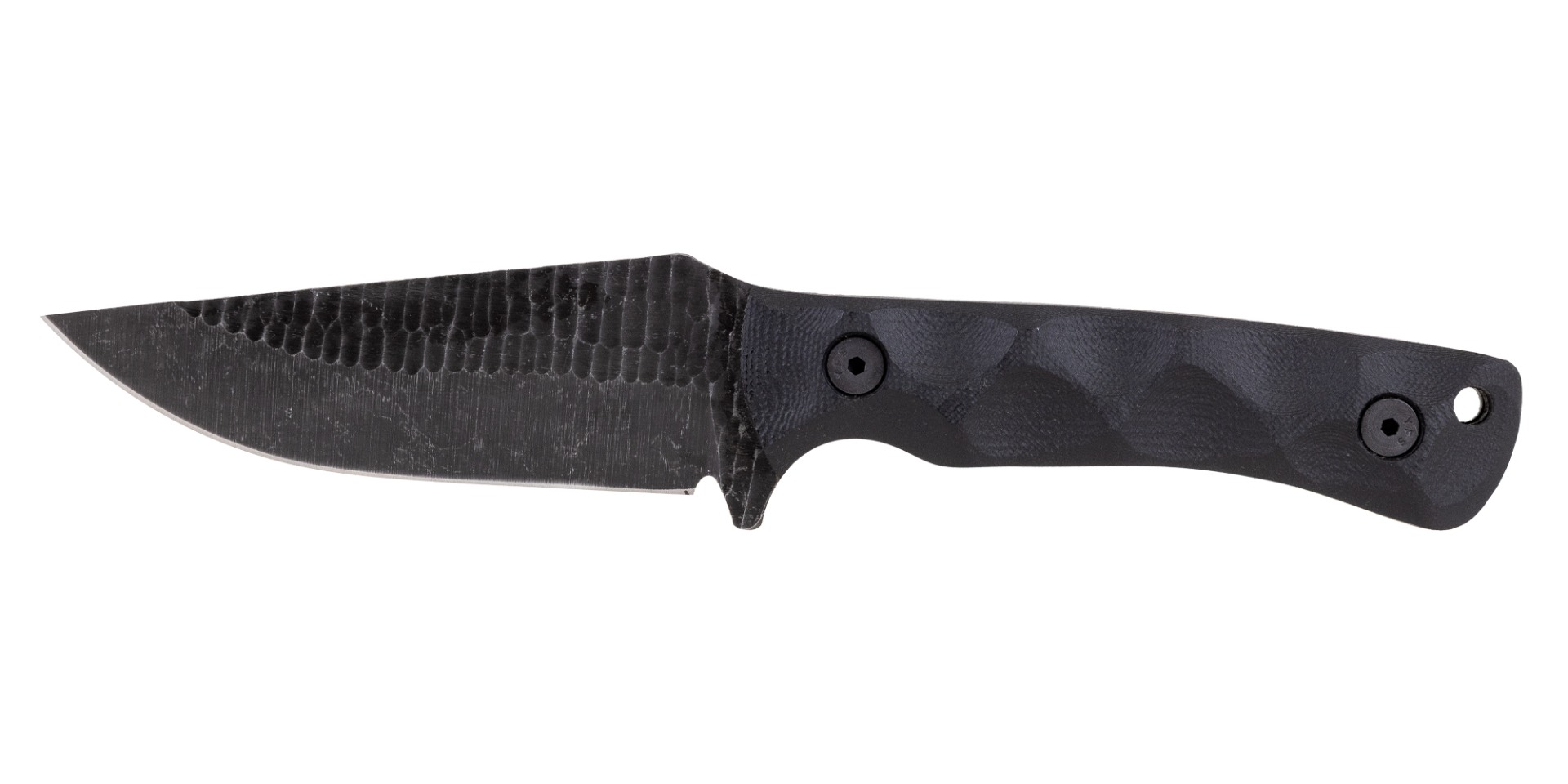 Kronos Flatout, Fixed Blade Knife w/ Kydex Sheath, Black - Atlas