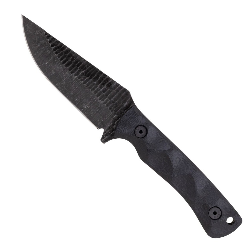 Kronos Flatout, Fixed Blade Knife w/ Kydex Sheath, Black - Atlas - Kronos