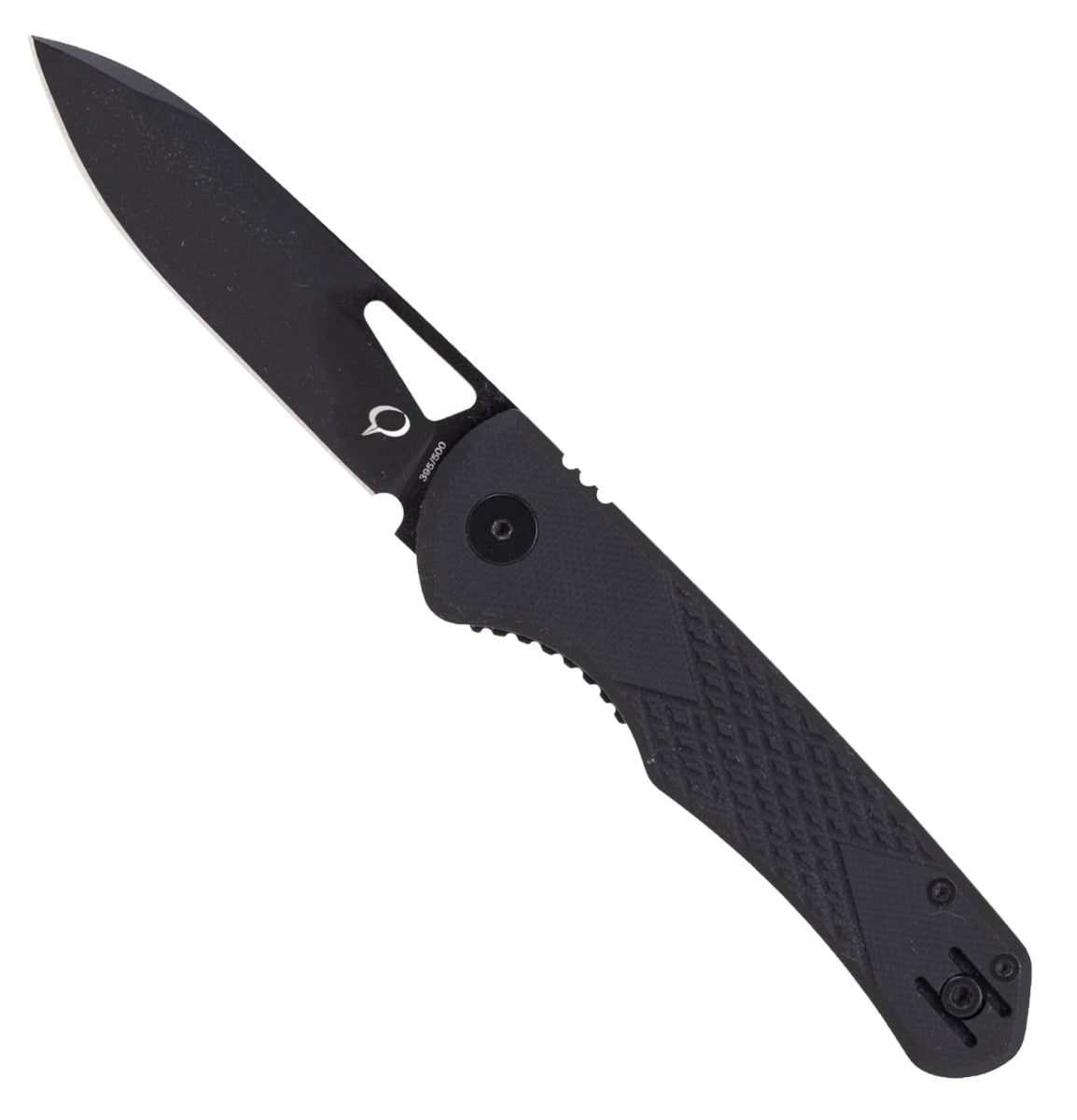 Kronos Aeolus Folding Knife, Black - KRON-01 - Kronos