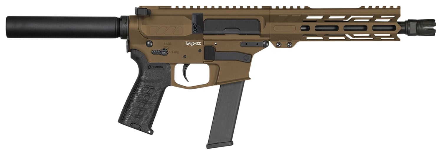 CMMG Banshee MKGs .40 S&W 8" 22rds, Midnight Bronze Cerakote - 40A7351MB - Cmmg