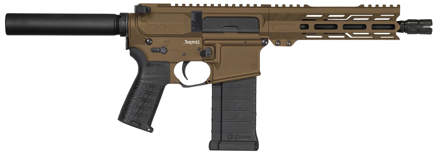 CMMG Banshee MK4 5.7x28mm 8" 40rds, Midnight Bronze Cerakote - 54A8879MB - Cmmg