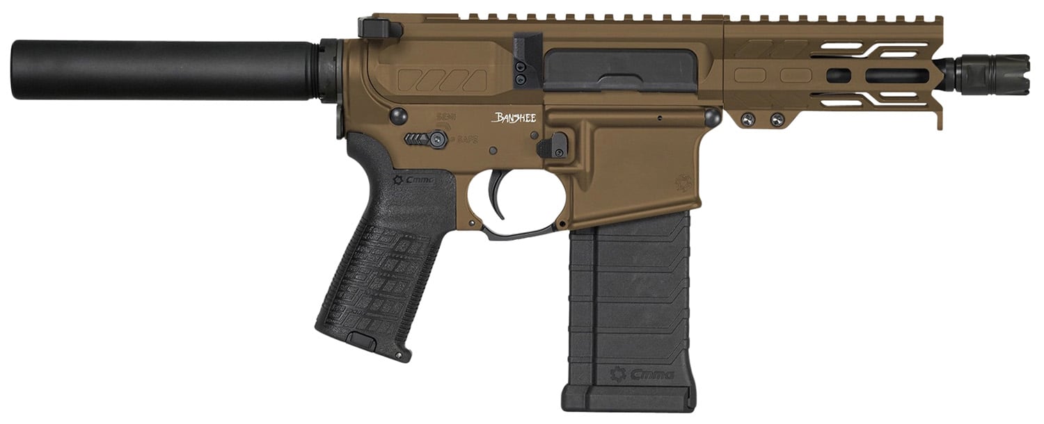 CMMG Banshee MK4 5.7x28mm 5" 40rds, Midnight Bronze Cerakote - PE54ABCC7MB - Cmmg