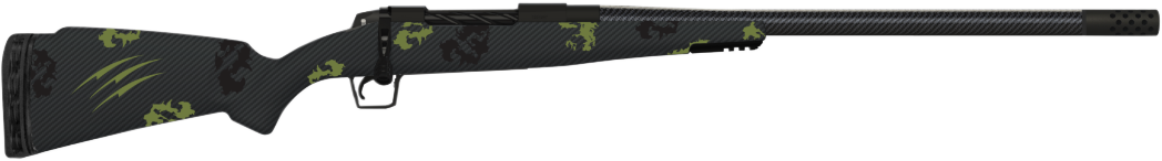 Fierce Firearms Carbon Rogue 6.5 PRC Bolt Action Rifle, Forest Camo - ROG65PRC22BF - Fierce Firearms