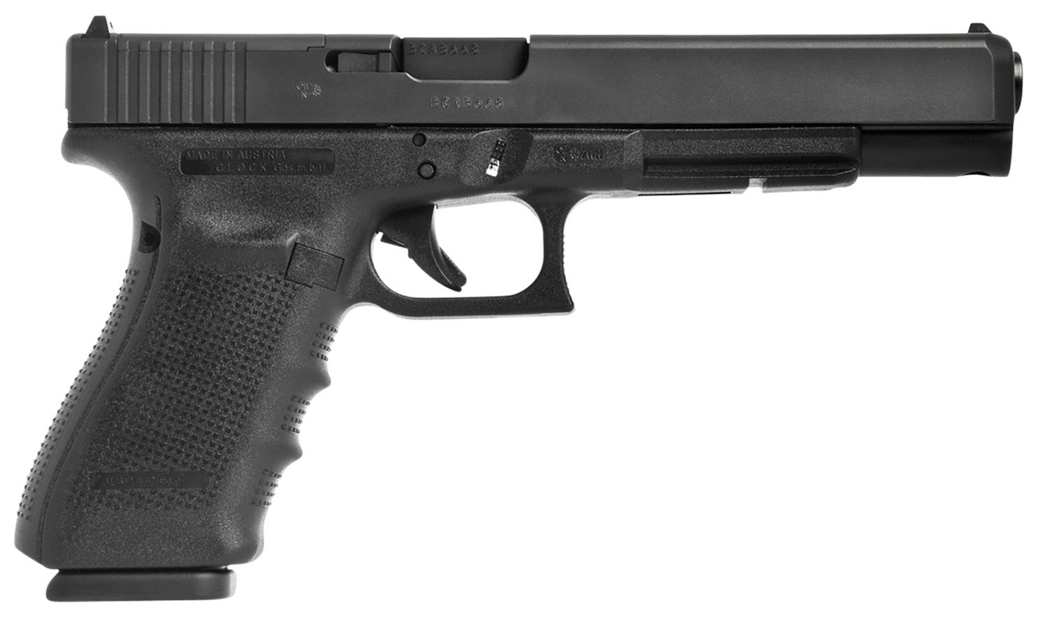 Glock 40 Gen 4 MOS 10mm Auto 6.02" 10+1rds, Black - UG4030101MOS - Glock