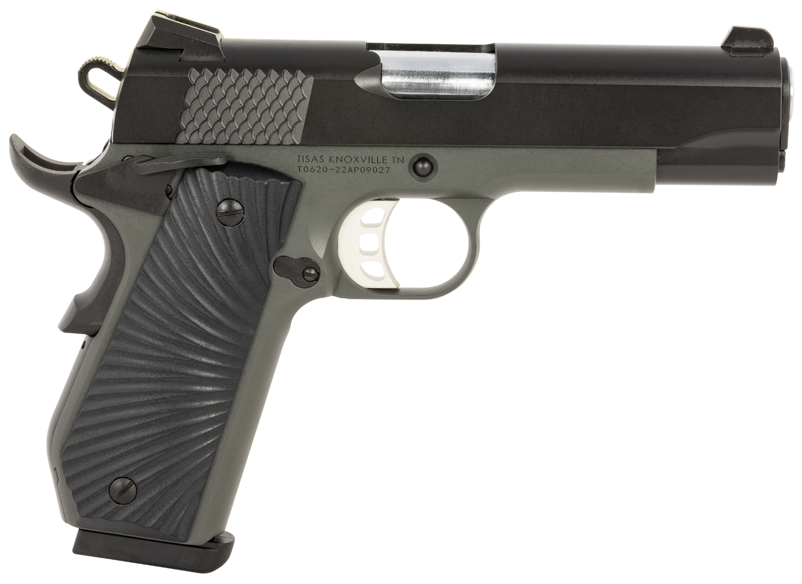 Tisas Pistol 1911 Stingray Carry .45 ACP 4.25" 8+1rds, Dark Gray Cerakote - 10100103 - Tisas