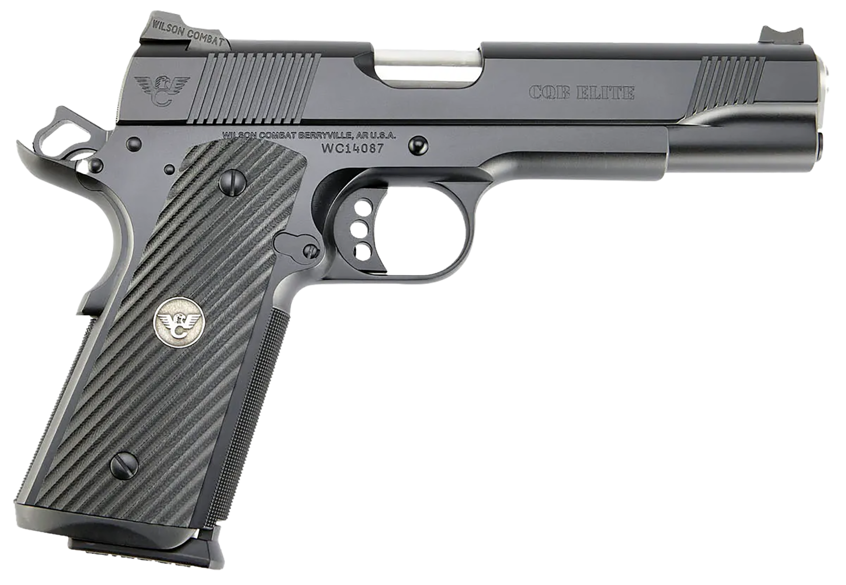 Wilson Combat 1911 CQB Elite 9mm 5" 10rds, Black Armor-Tuff - CQBEFS9 - Wilson Combat