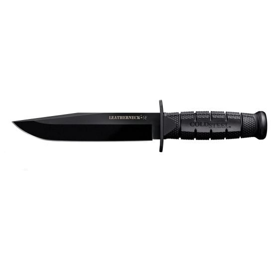 Cold Steel Semper-Fi, Fixed Blade Knife, Clip Point, Black - CS39LSFC - Cold Steel