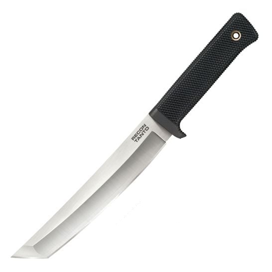 Cold Steel Recon Fixed Blade Tanto Knife, Black - CS-35AM