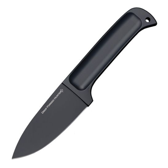 Cold Steel Hunter, Fixed Blade Knife, Drop Point, Black - CS-36MG - Cold Steel