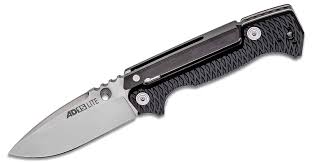 Cold Steel Lite Lockback Knife Efficient and Reliable in Stealthy Black - CS-58SQL - Cold Steel
