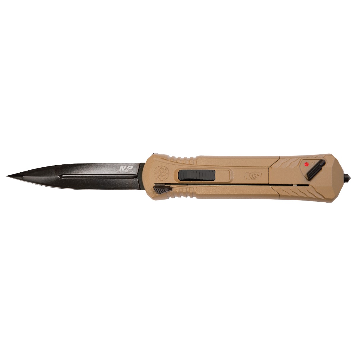 Smith & Wesson M&P OTF Spear Point Knife, Tan - 1092050 - Smith & Wesson