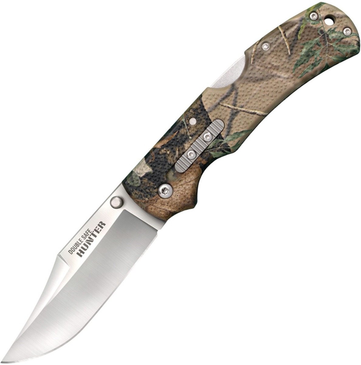 Cold Steel Hunter Folding Knife Camo Clip Point Beauty for Outdoor Adventures - CS-23JE - Cold Steel