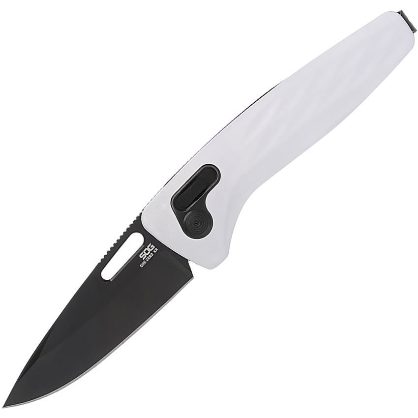 SOG Knives One-Zero XR Folding Knife Clip Point, White - SOG12-73-05-57 - Sog Knives