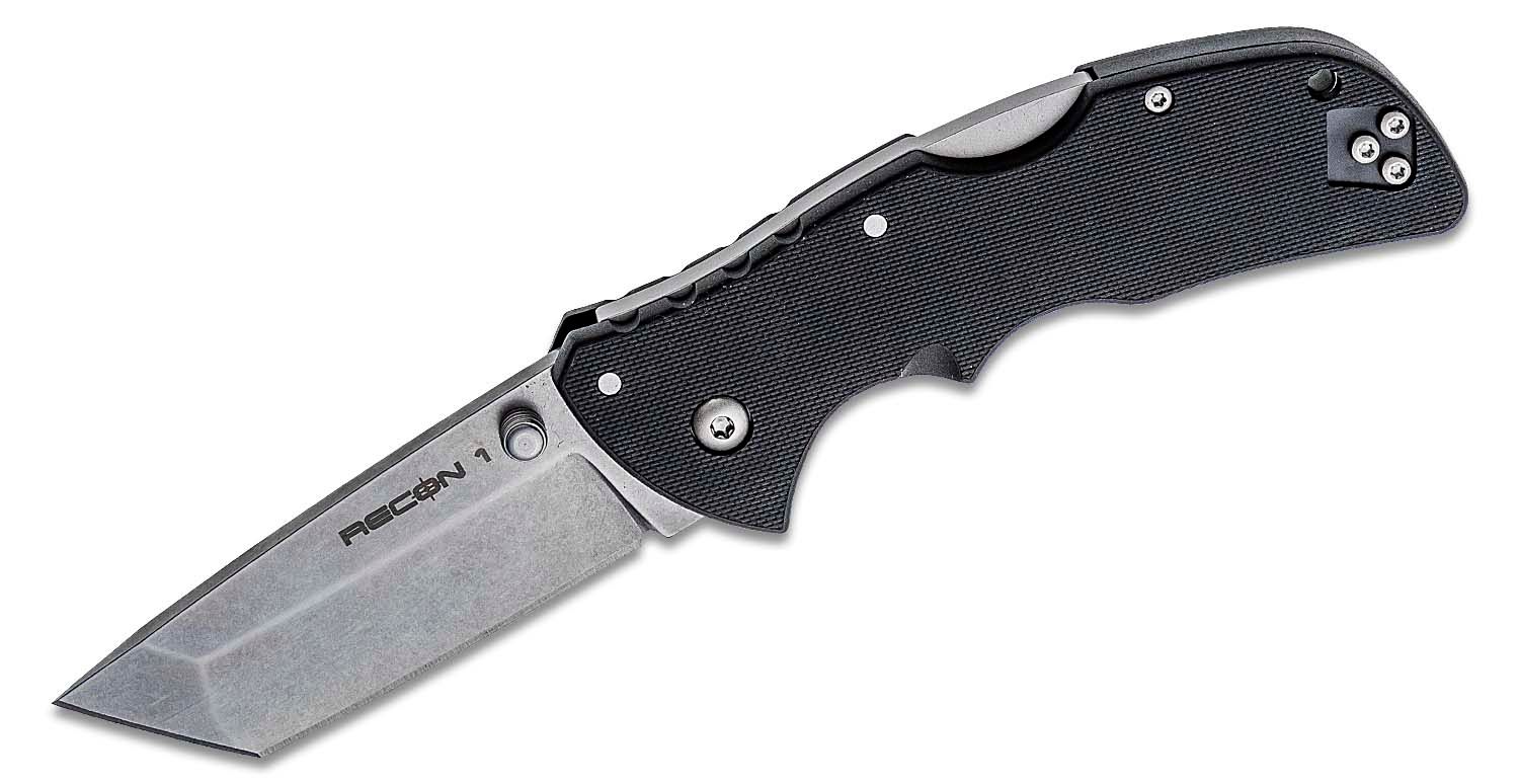 Cold Steel 1 Mini Folding Knife Black Beauty with a Tanto Blade for Versatility - CS-27BAT - Cold Steel