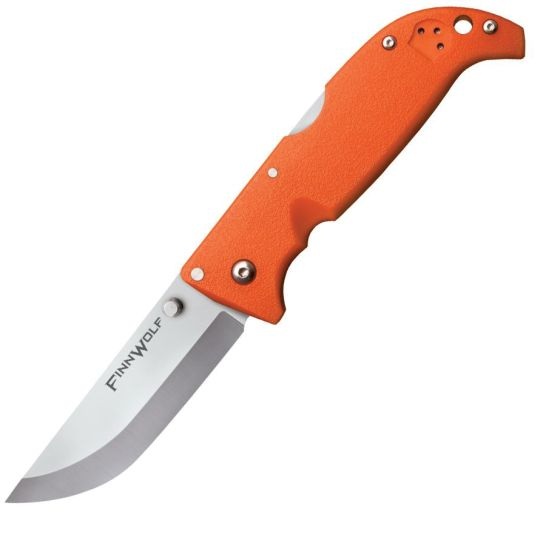 Cold Steel Finn Wolf Folding Knife, Blaze Orange - CS-20NPJ - Cold Steel