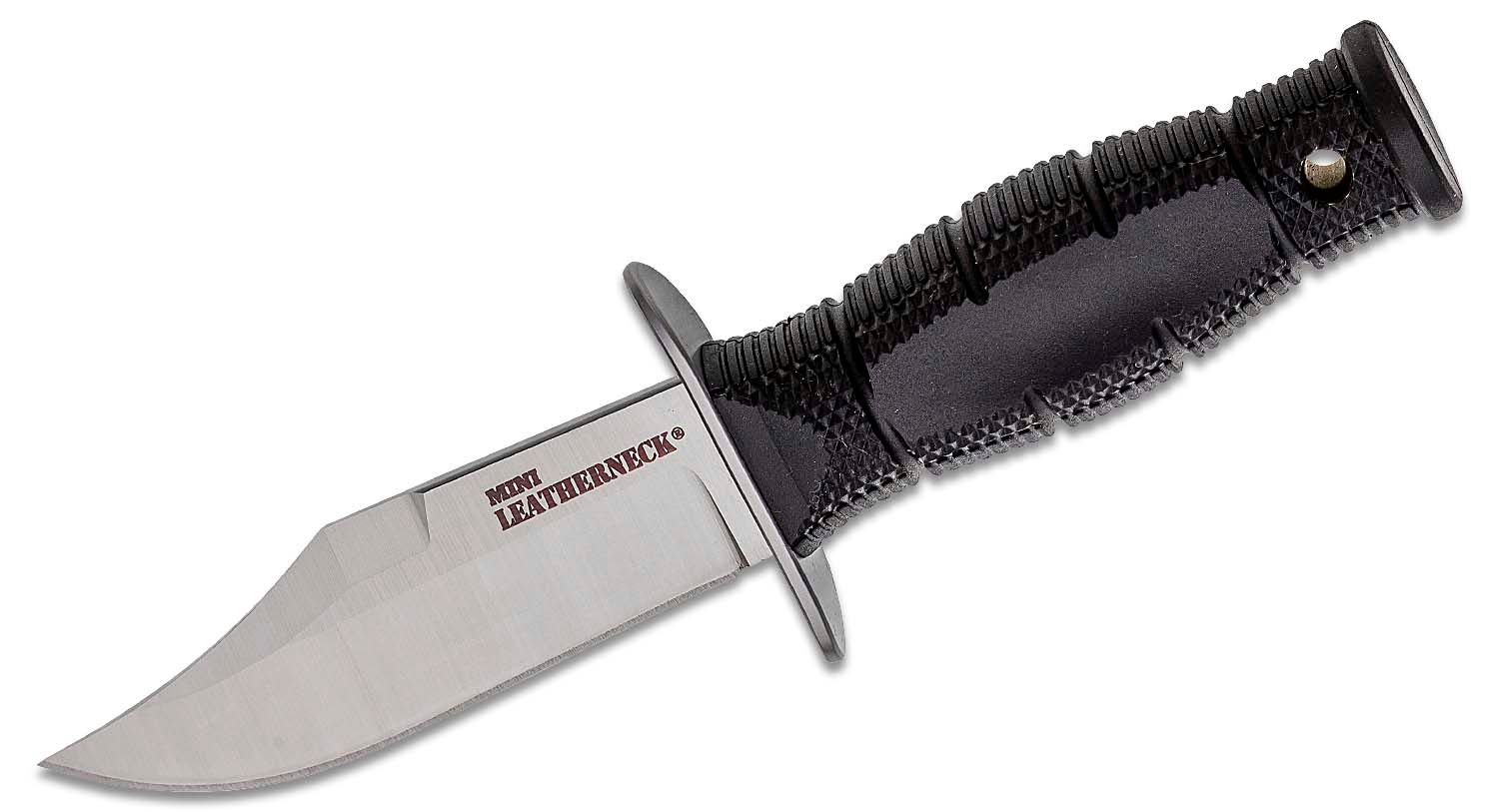 Cold Steel Leatherneck Fixed Knife Clip Point Blade in Bold Black - CS-39LSAB - Cold Steel
