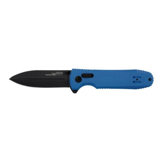 SOG Knives Pentagon XR LTE Folding Knife Spear Point, Blue - SOG12-61-06-57 - Sog Knives
