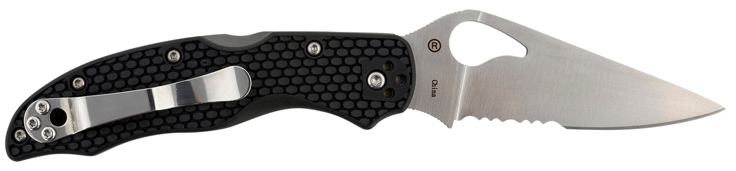 Spyderco Harrier 2 Lightweight Streamlined Black EDC - BY01PSBK2 - Spyderco