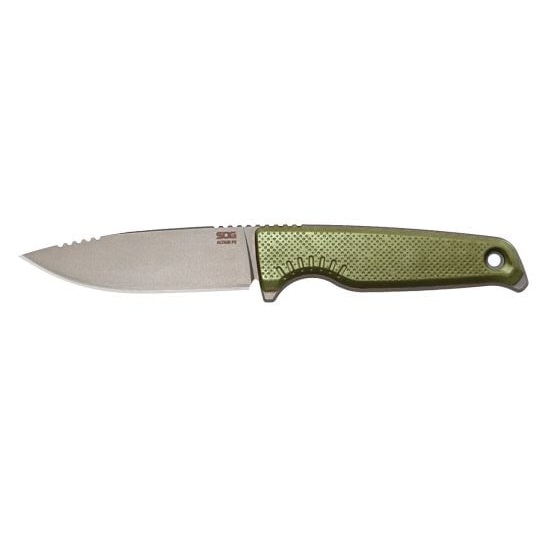 SOG Knives Altair FX, Fixed Blade Knife Clip Point, Field Green - SOG17-79-03-57 - Sog Knives