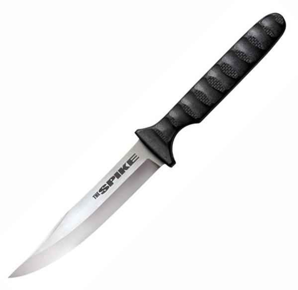 Cold Steel Spike Bowie Fixed Knife Dependable Performance in Sleek Black - CS-53NBS - Cold Steel