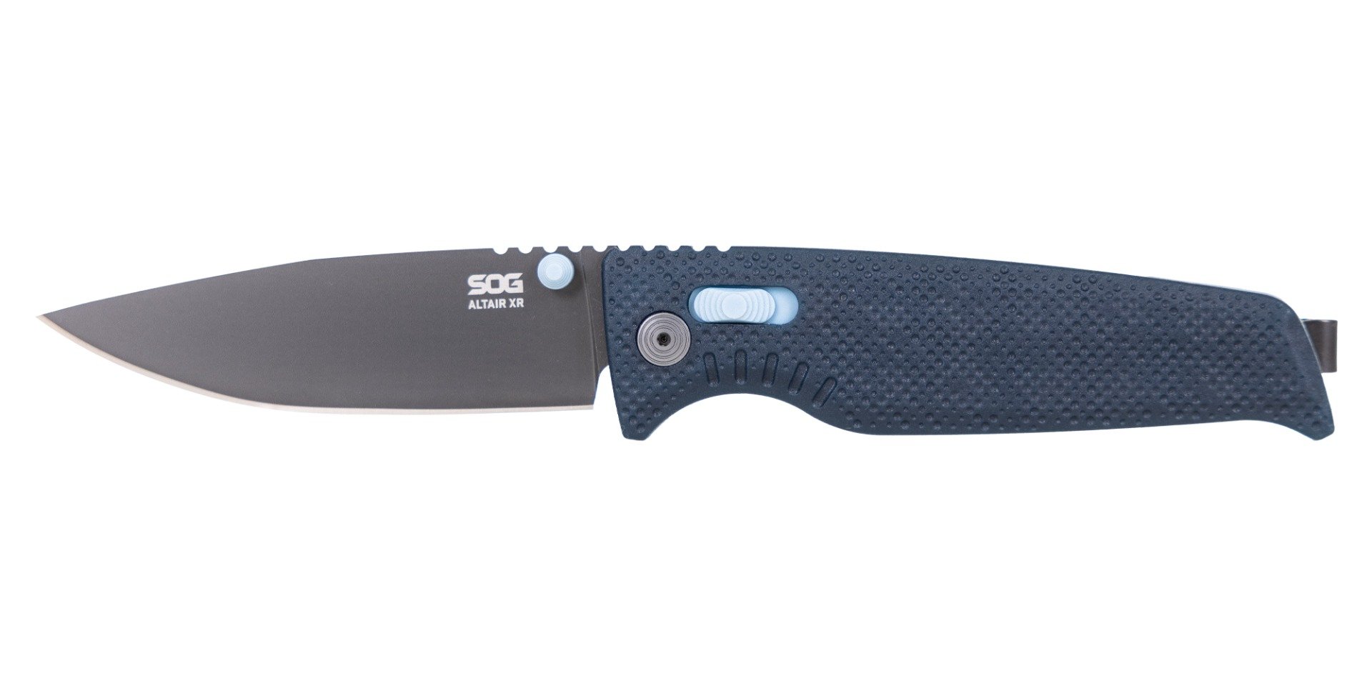 SOG Knives Altair XR Folding Knife Drop Point, Squid Ink - SOG12-79-01-57