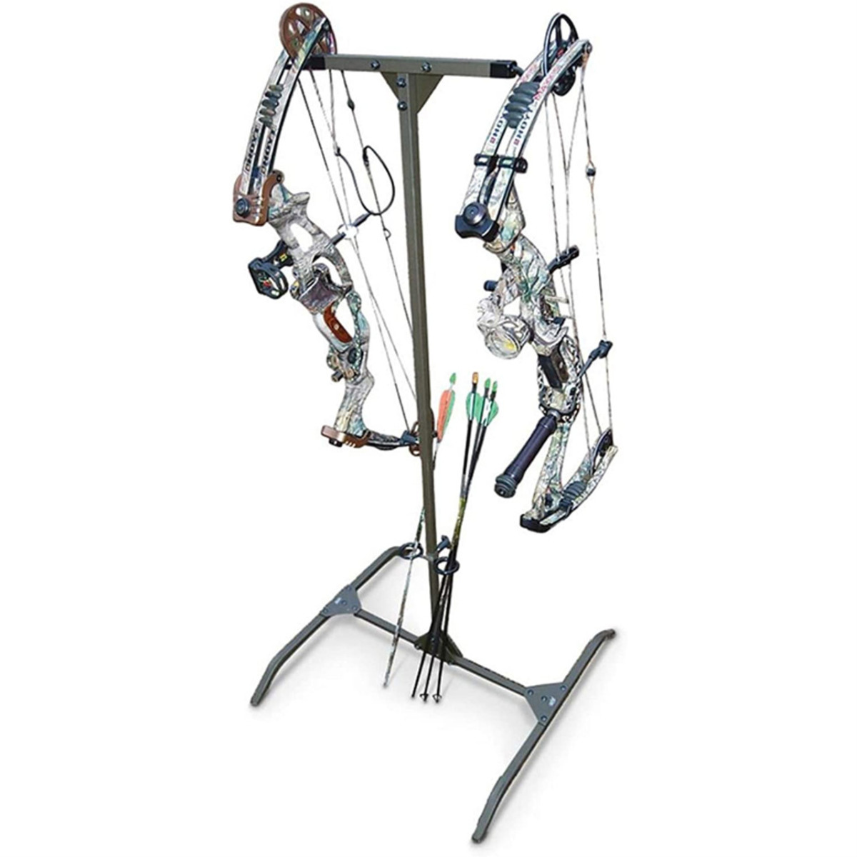 HME Steel Hard Surface Bow Practice Hanger - Green Convenience for Archers - HME-HSPH - Hme