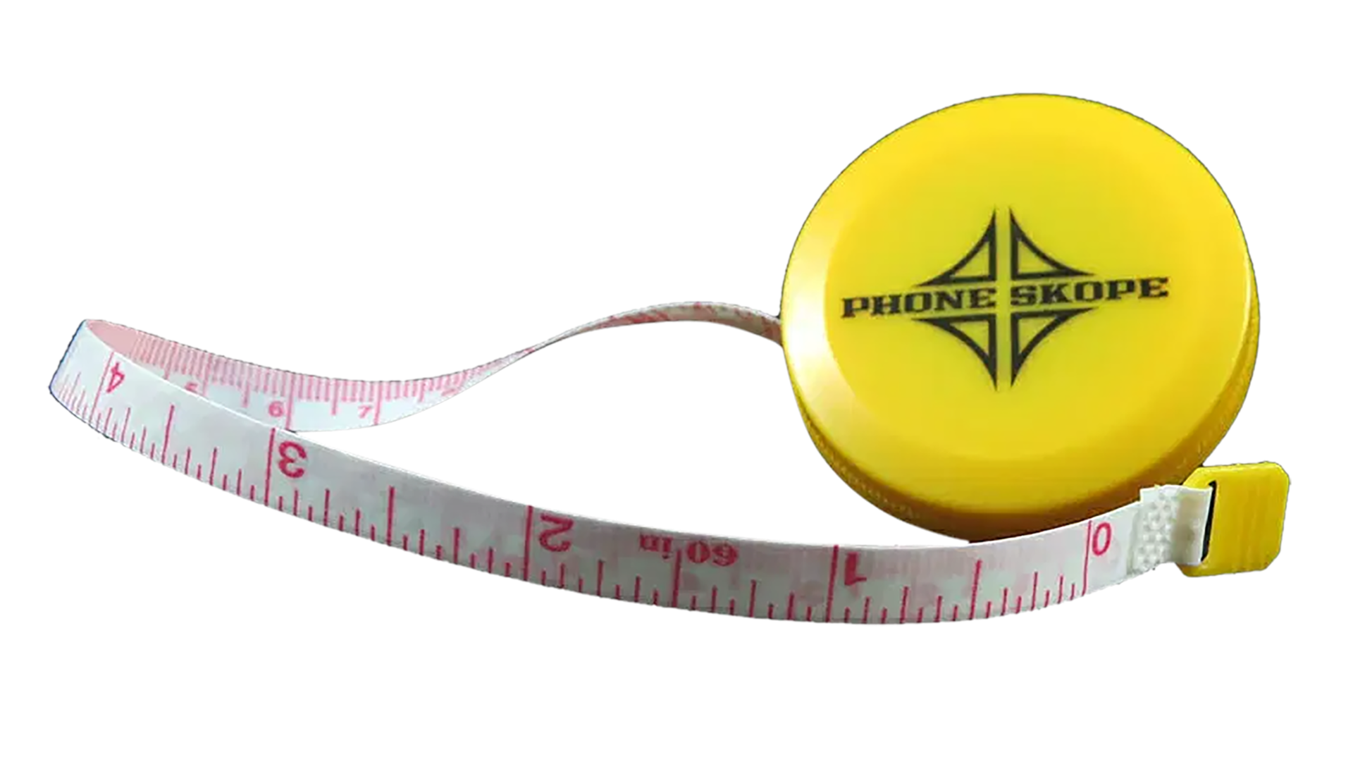 Phone Skope Plastic Antler Measuring Tape, White/Yellow - PSAT - Phone Skope