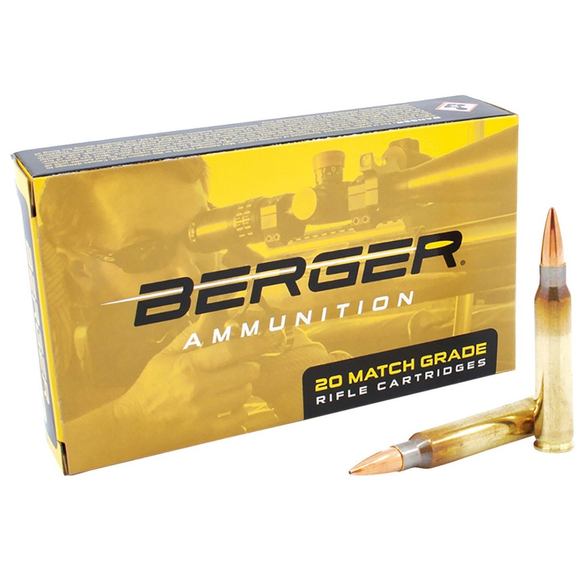 Berger Bullets Tactical .223 Remington 77 gr Ammo OTM - 20rds - 23030 - Berger Bullets