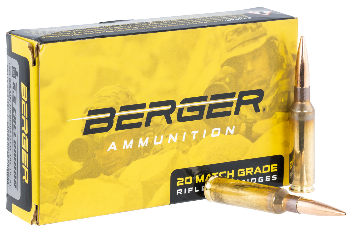 Berger Bullets Tactical 6.5 Creedmoor 130 gr Ammo OTM - 20rds - 31021 - Berger Bullets