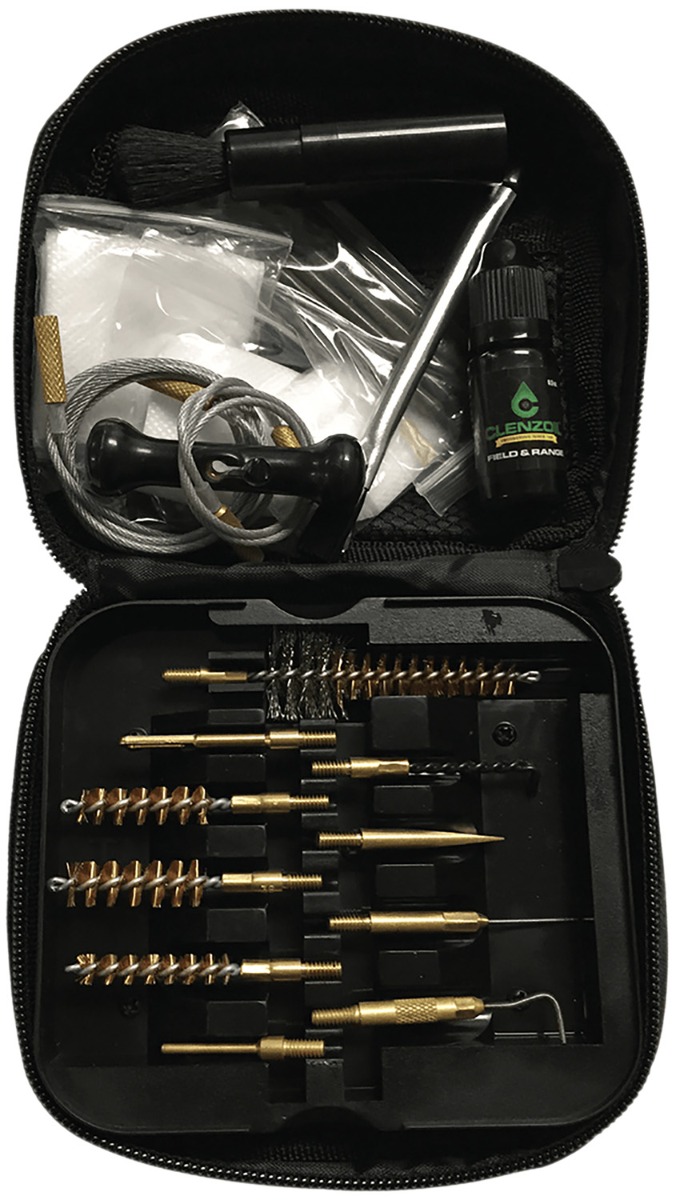 Clenzoil Field & Range Tactical Multi-Caliber Cleaning Kit, Black - 2236 - Clenzoil