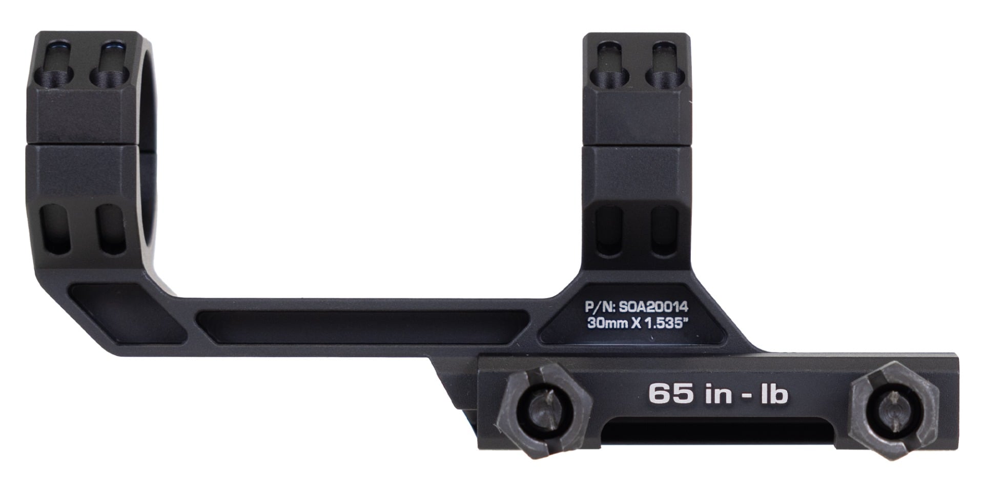 Sig Sauer ALPHA MSR 0 MOA Scope Mount 30mm Tube 1.53" - SOA20014 - Sig Sauer