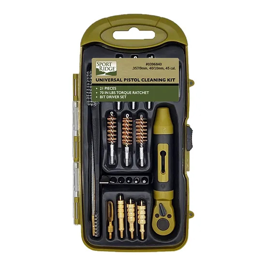 Sports Ridge Universal Pistol 21-Piece Kit w/ Ratchet - 0396840 - Sport Ridge