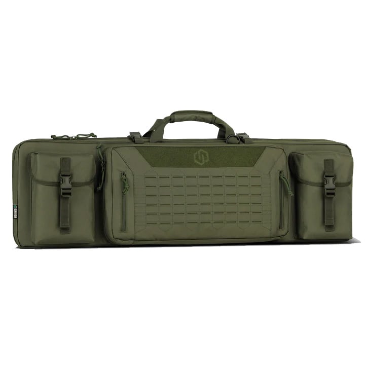 Savior Equipment Urban Warfare 42"Double Rifle Case, OD Green - RB-4212DG-VER2-OG - Savior Equipment