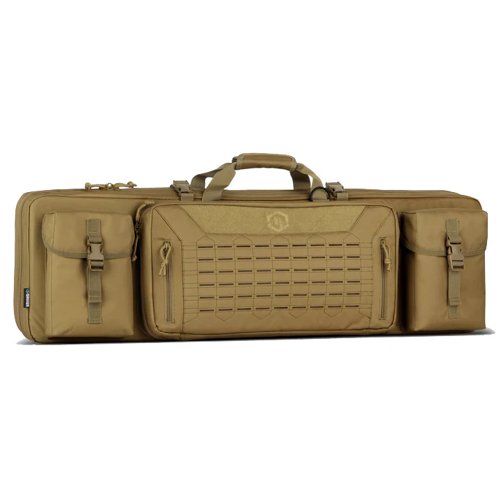 Savior Equipment Urban Warfare 55" Double Rifle Case, Flat Dark Earth - RB-5512DG-VER2-TN