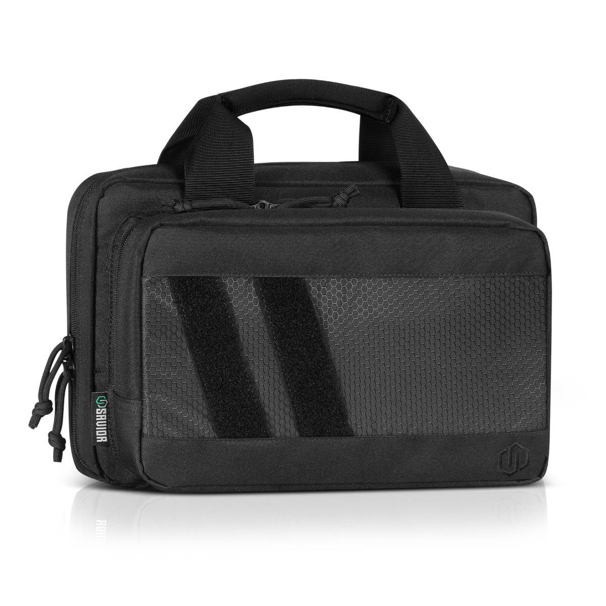 Savior Equipment Specialist Double Pistol Case, Black - HC-DGSPORT-WS-BK - Savior Equipment
