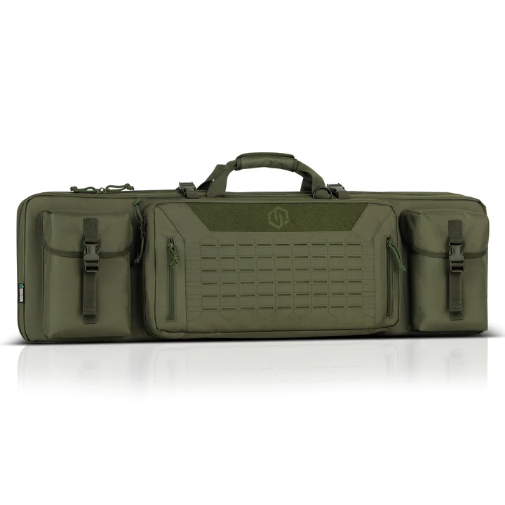 Savior Equipment Urban Warfare 55" Double Rifle Case, OD Green - RB-5512DG-VER2-OG - Savior Equipment