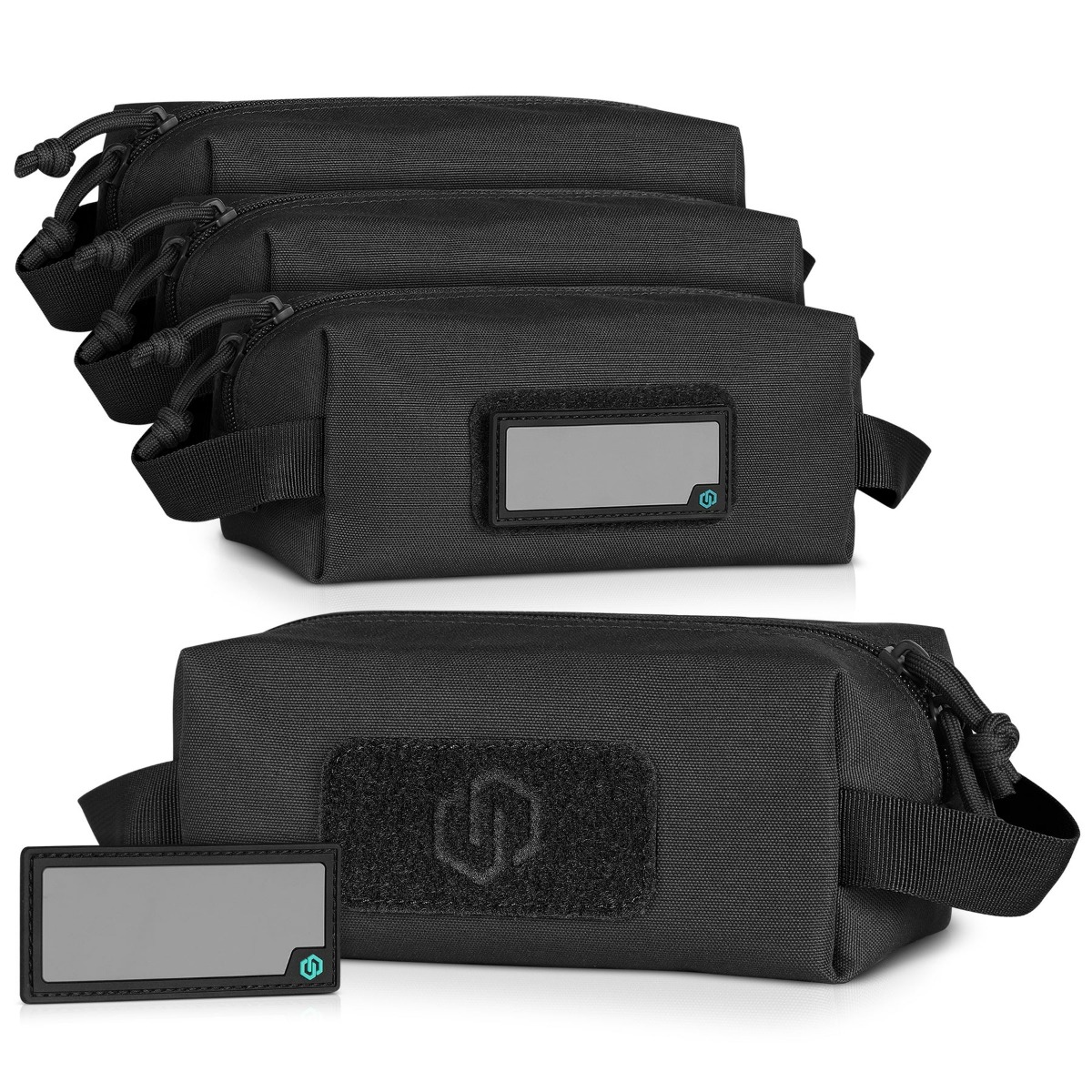 Savior Equipment Loose Sac Soft Ammo Carrier 4pk, Black - SP-AMST-4P-BK - Savior Equipment