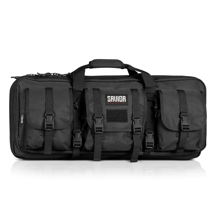 Savior Equipment American Classic 32"  Double Rifle Bag Shorty, Black - RB-3212DG-V1-BK - Savior Equipment