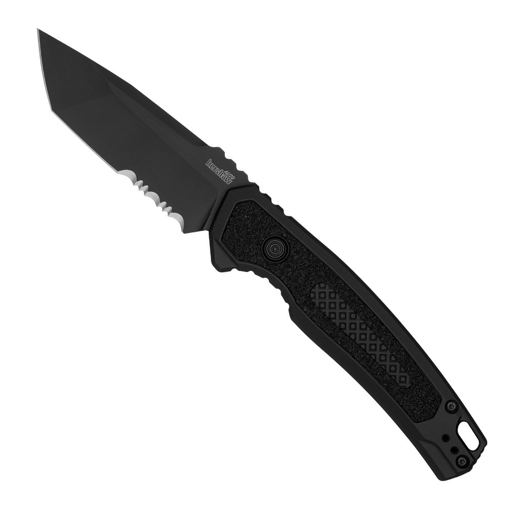 Kershaw Launch 16 Folding Tanto Knife Serrated, Black - 7105 - Kershaw Knives