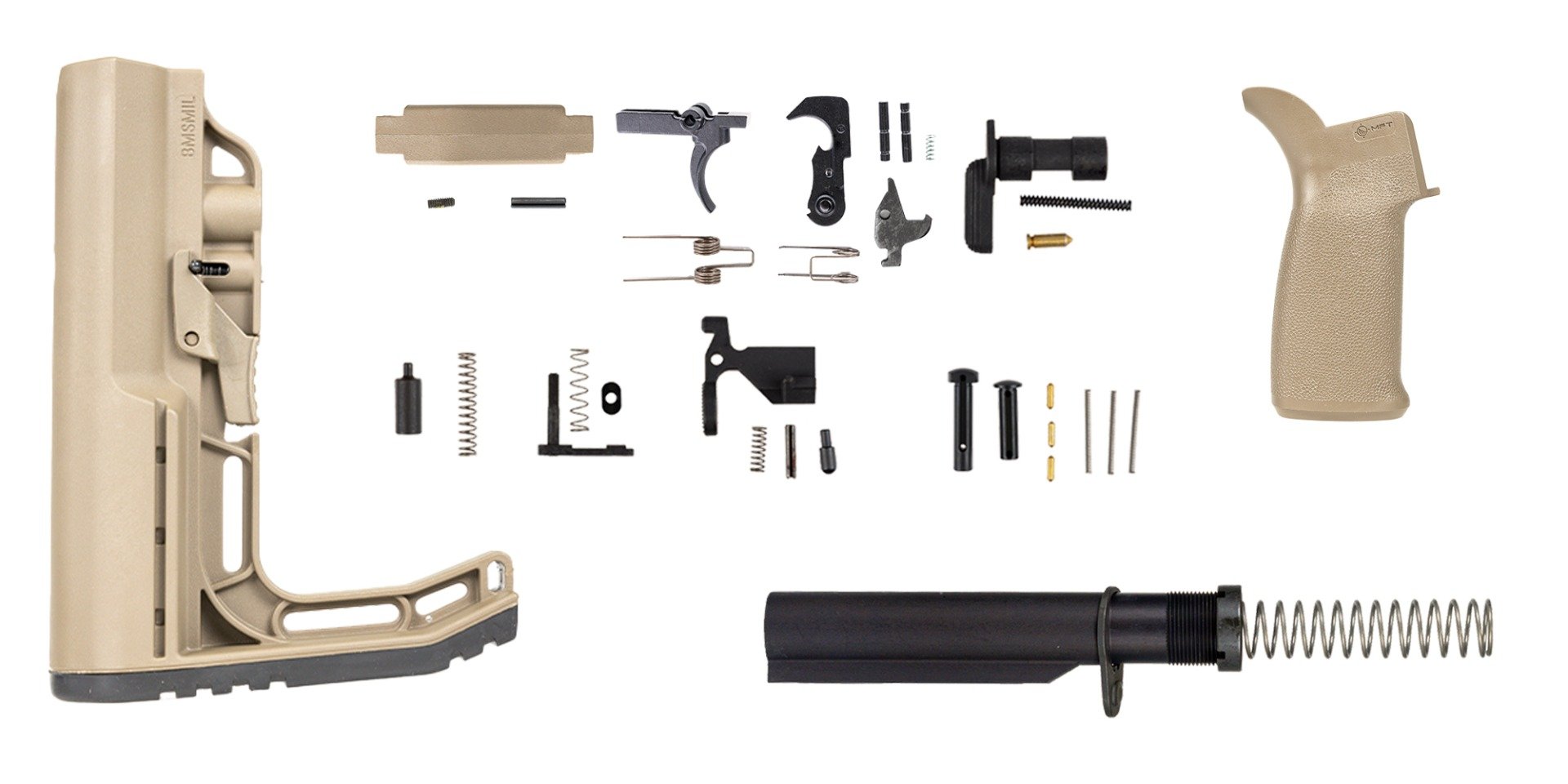 PSA MFT Minimalist Lower Build Kit, FDE - Palmetto State Armory