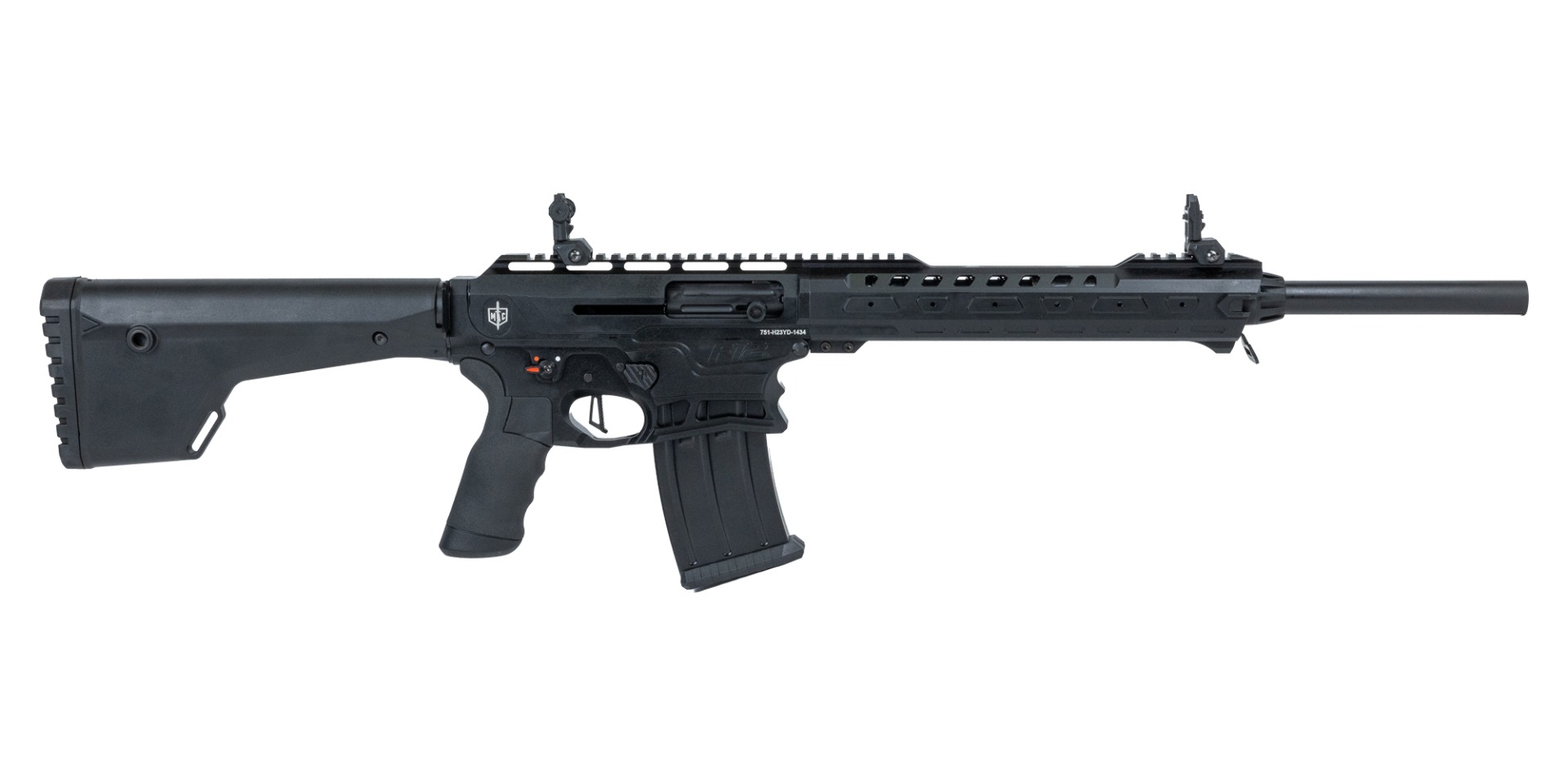 Military Armament Corp F12 12 Gauge 18.5" Shotgun, Black - 21000135 - Military Armament Corporation