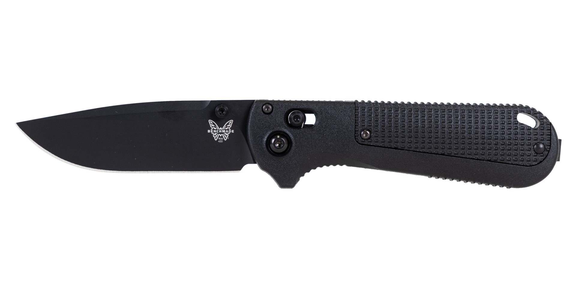 Benchmade Redoubt Folding Drop Point Knife, Black - 430BK-02 - Benchmade
