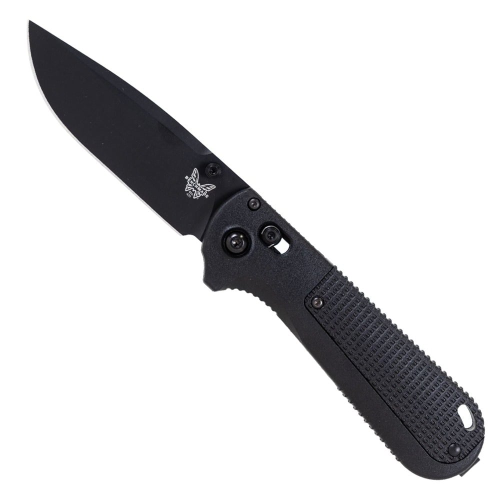 Benchmade Redoubt Folding Drop Point Knife, Black - 430BK-02