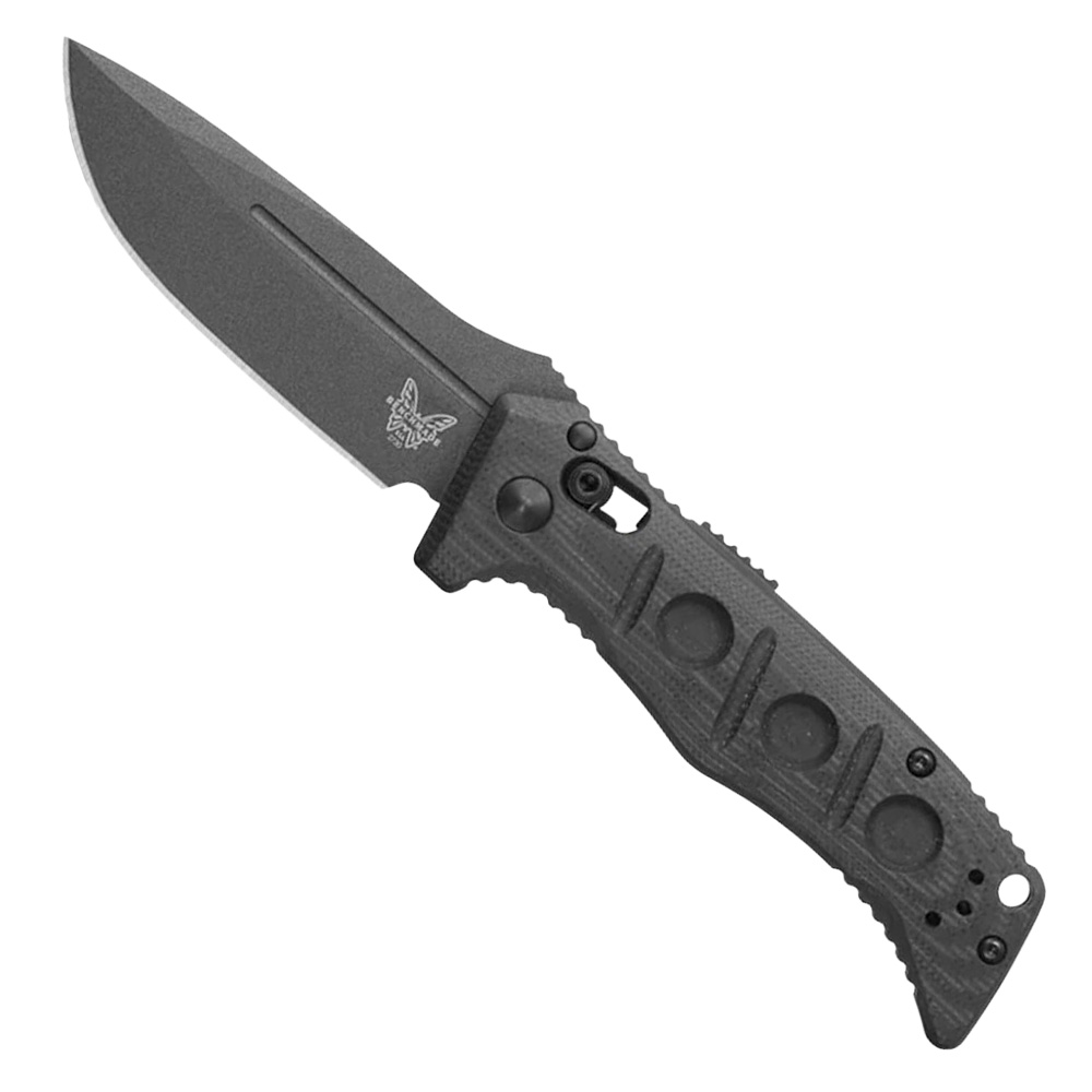 Benchmade Sibert Mini Auto Adamas Folding Knife, Black - GY- 2730GY-1