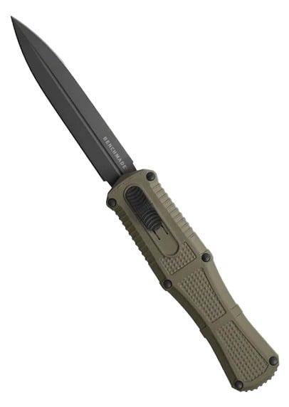 Benchmade Claymore OTF Dagger Point Knife, Green - Benchmade
