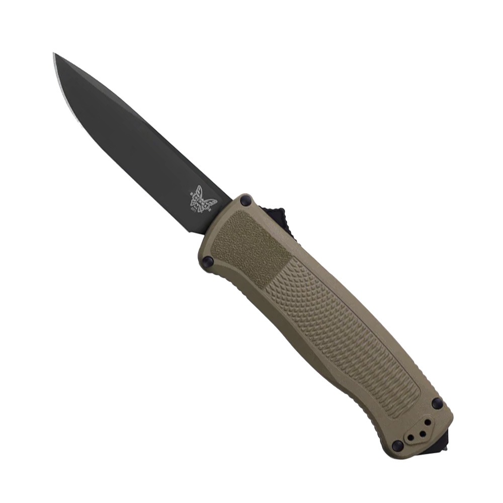 Benchmade Shootout OTF Drop Point Knife, Ranger Green - 5371BK-01 - Benchmade